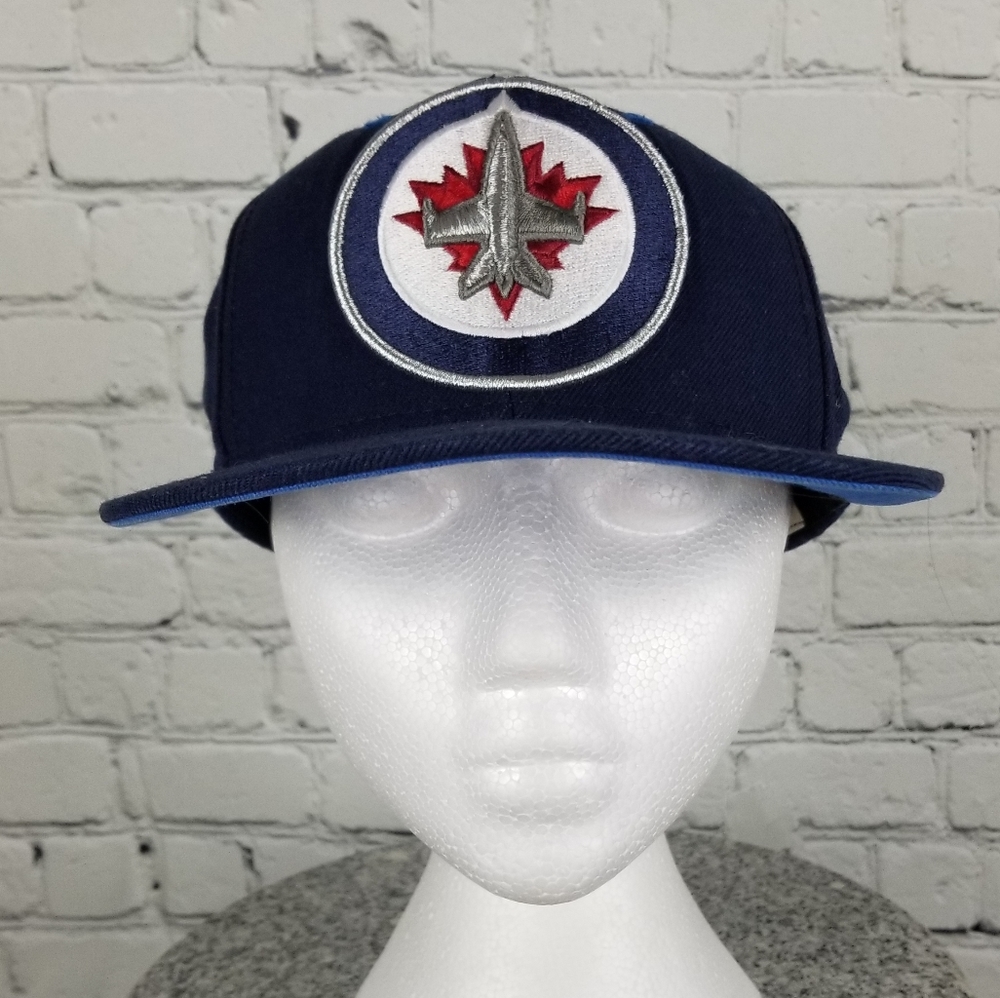 MITCHELL & NESS | Winnipeg Jets NHL hockey flat brim snapback cap hat
